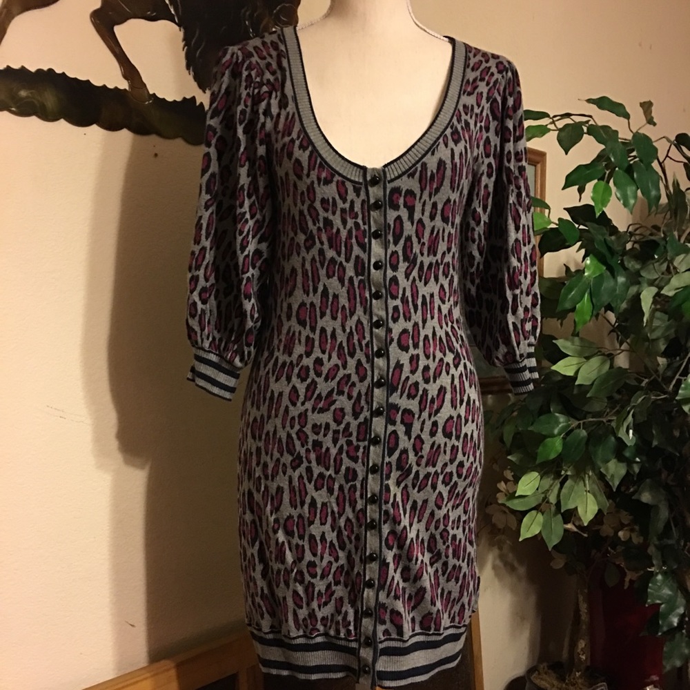 Kensie Girl tunic top jacket dress NWT L